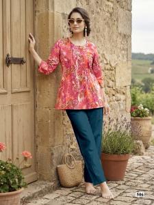 Tips & tops victoria vol 5 short tops kurtis wholesale  - wholesale export